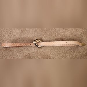 Apple ACC of NY Snakeskin Belt